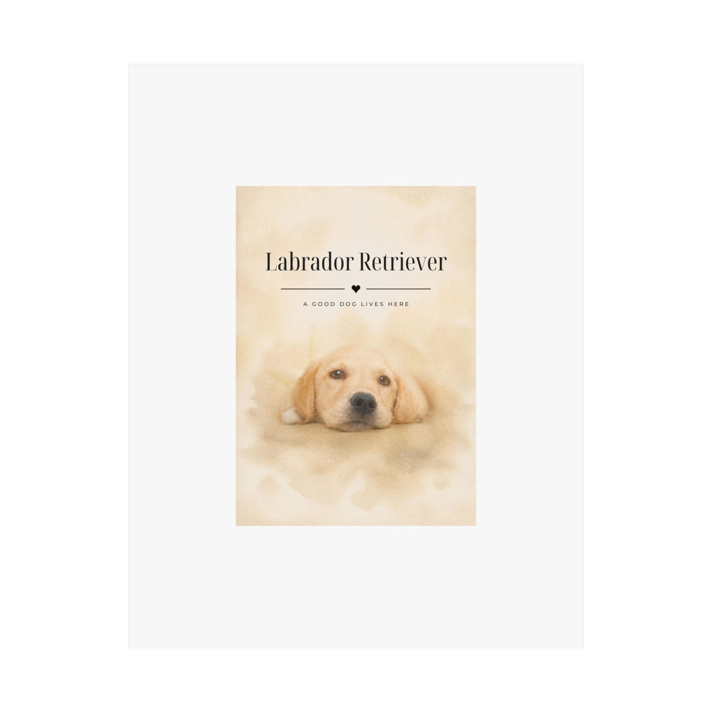 Labrador Retriever Wall Art · Lab Print · Dog Lover Home Decor