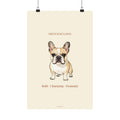 French Bulldog Print · Dog Breed Wall Art · Frenchie Gift · Matte Poster