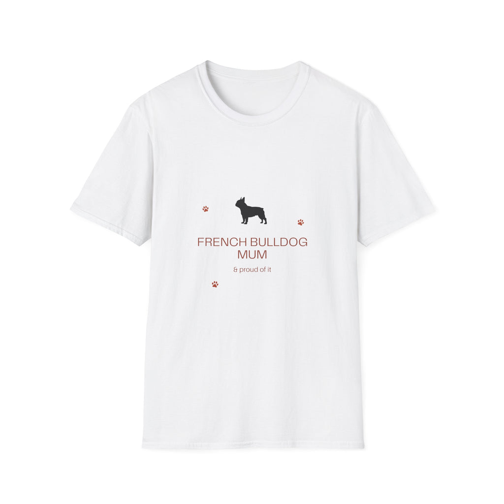 French Bulldog Mum T-Shirt · Frenchie Gift for Women · Dog Mum Tee