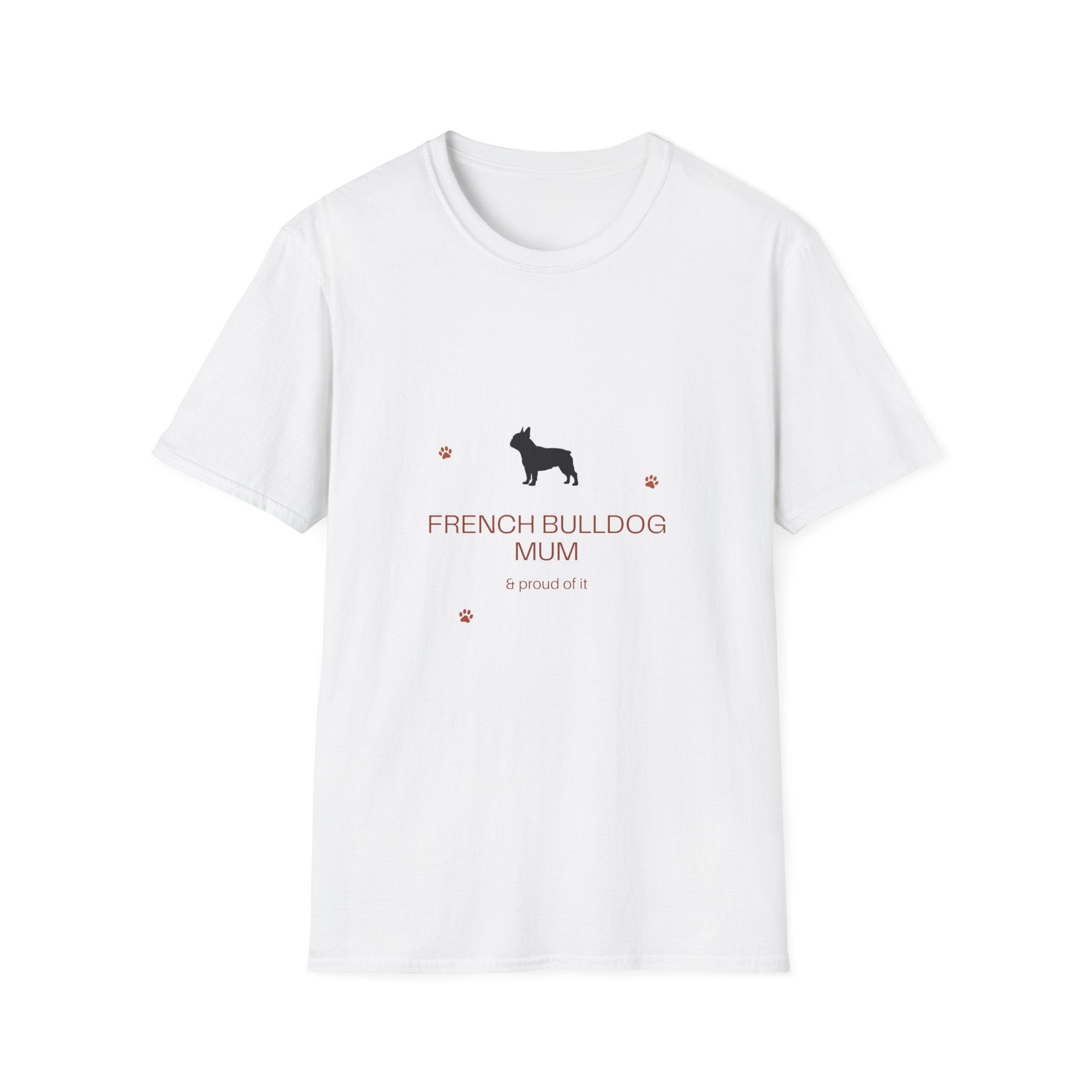 French Bulldog Mum T-Shirt · Frenchie Gift for Women · Dog Mum Tee