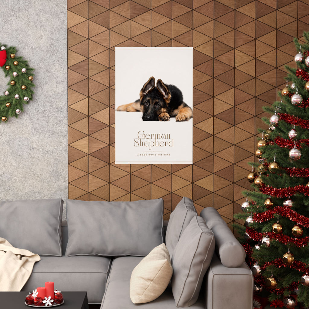 German Shepherd Print · Dog Breed Wall Art · German Shepherd Gift · Matte Poster