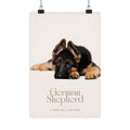 German Shepherd Print · Dog Breed Wall Art · German Shepherd Gift · Matte Poster