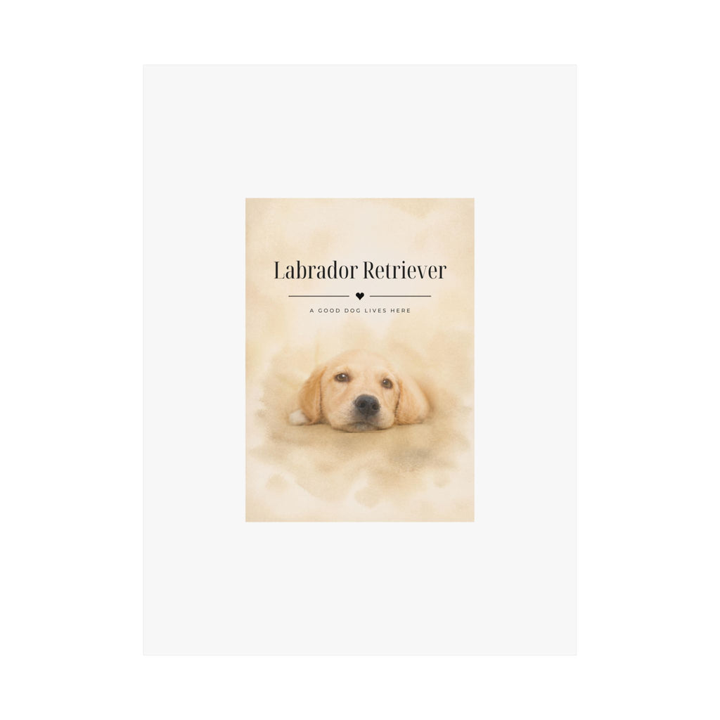Labrador Retriever Wall Art · Lab Print · Dog Lover Home Decor