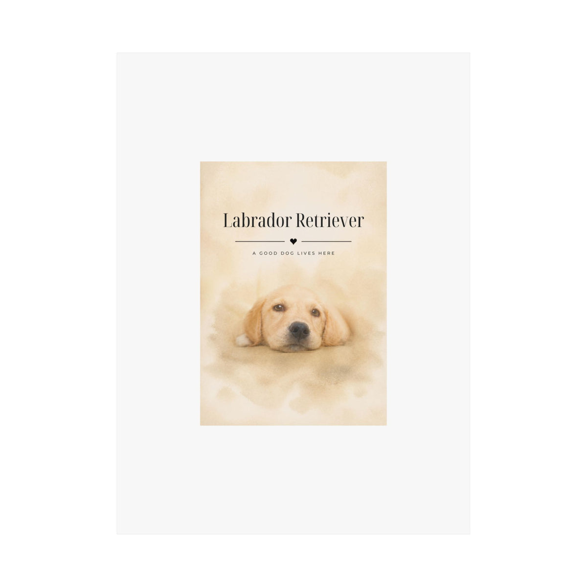Labrador Retriever Wall Art · Lab Print · Dog Lover Home Decor