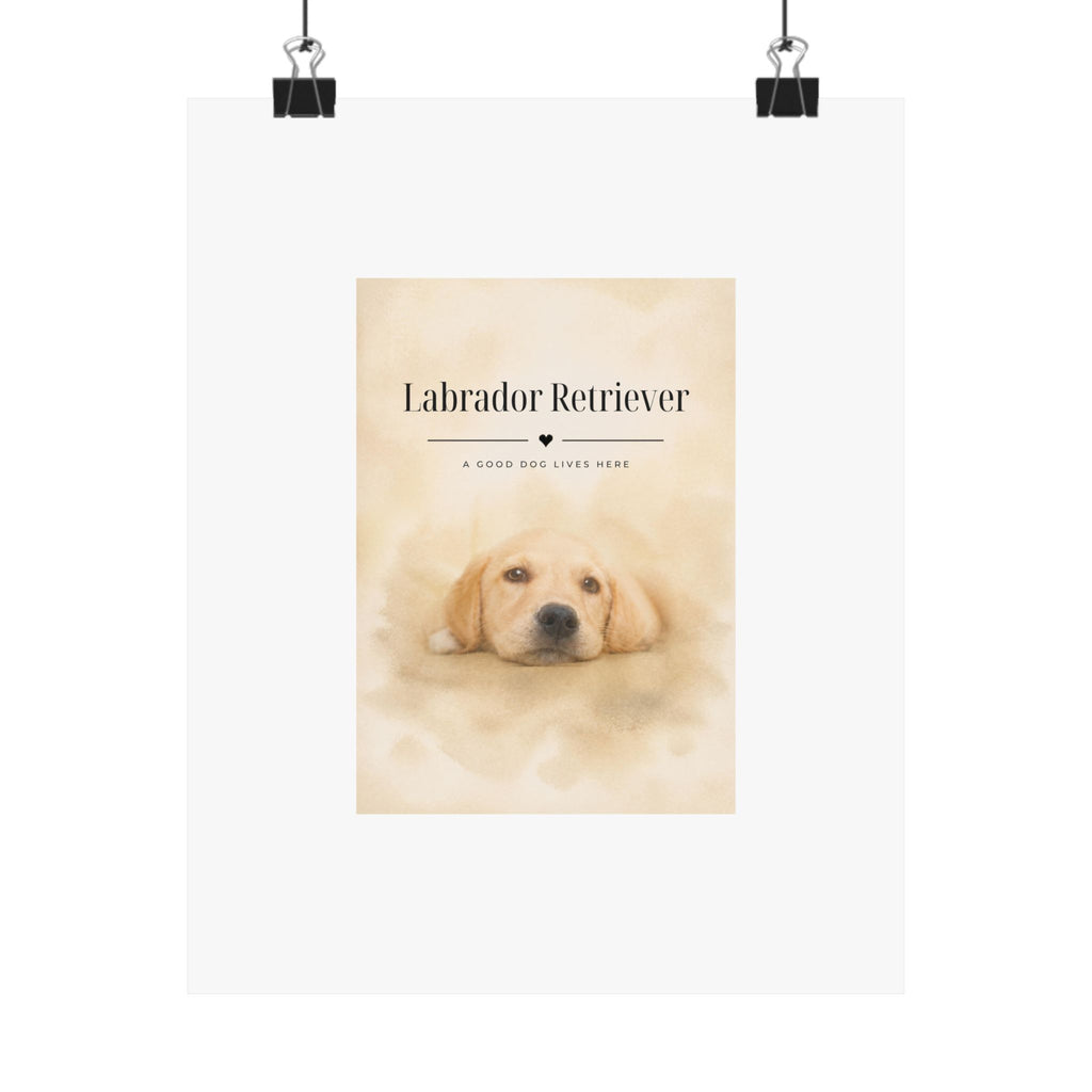 Labrador Retriever Wall Art · Lab Print · Dog Lover Home Decor