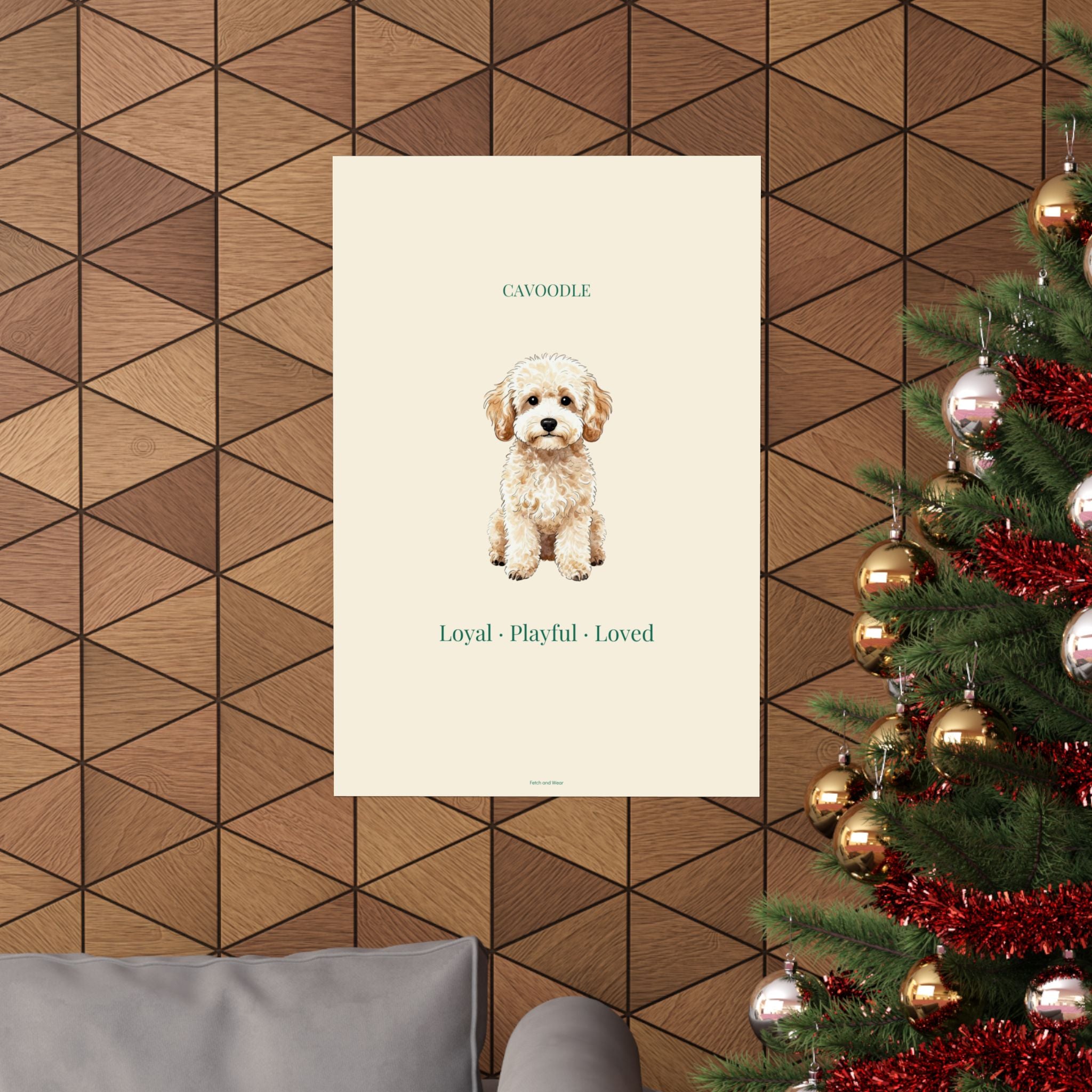 Cavoodle Print · Dog Breed Wall Art · Cavoodle Gift · Matte Poster