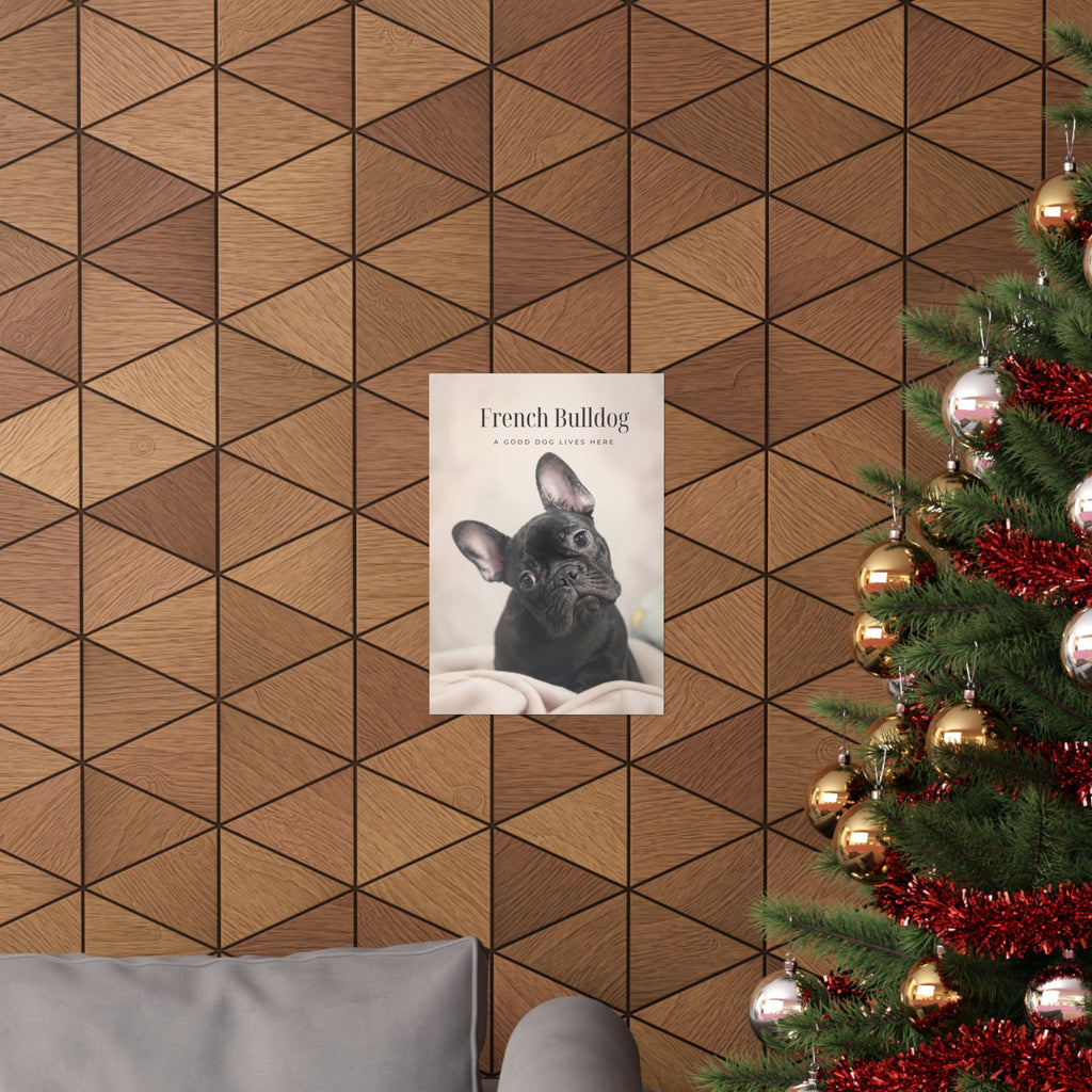French Bulldog Print · Dog Breed Wall Art · Frenchie Gift · Matte Poster