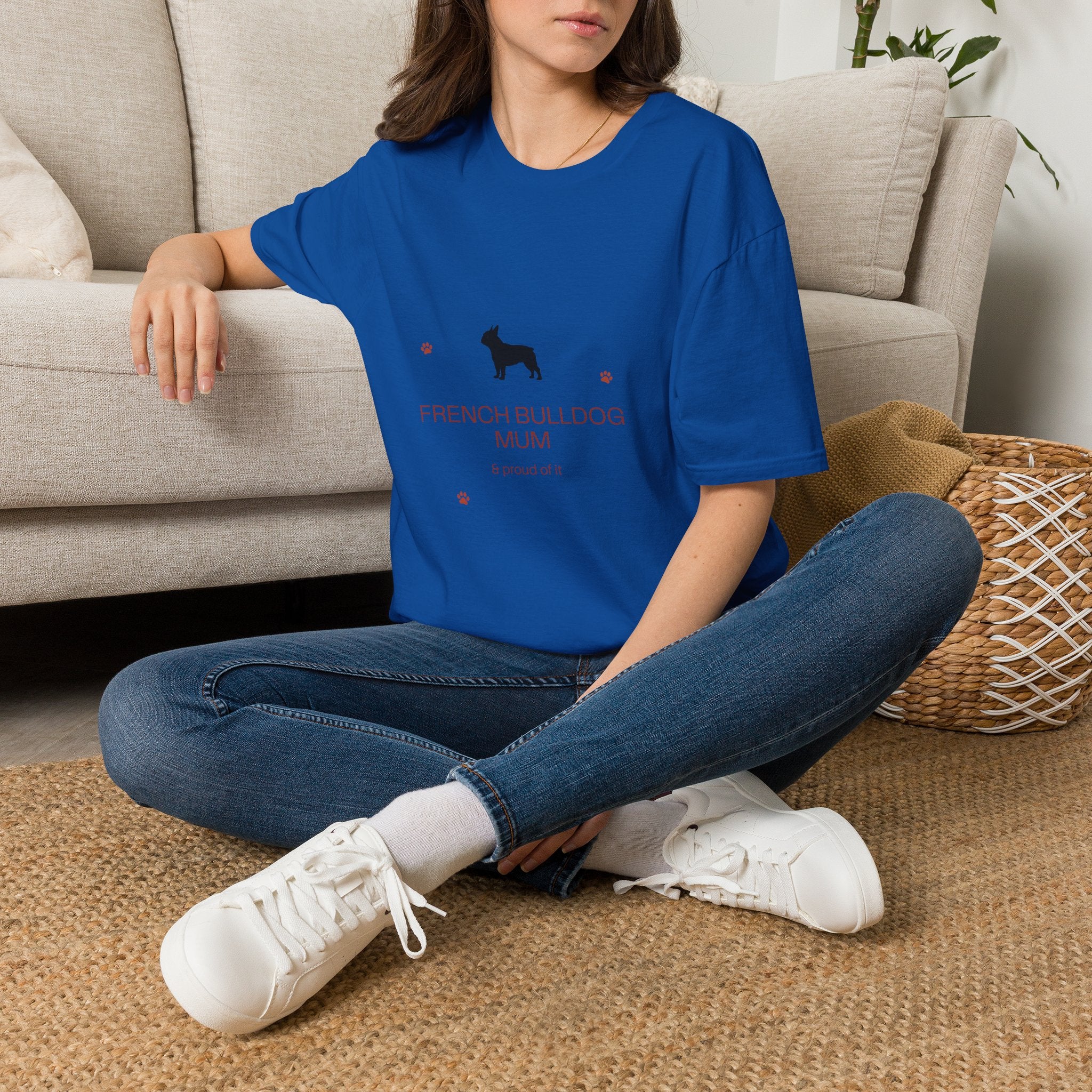 French Bulldog Mum T-Shirt · Frenchie Gift for Women · Dog Mum Tee