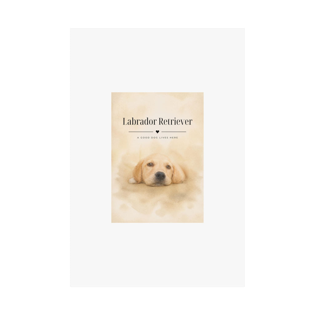 Labrador Retriever Wall Art · Lab Print · Dog Lover Home Decor