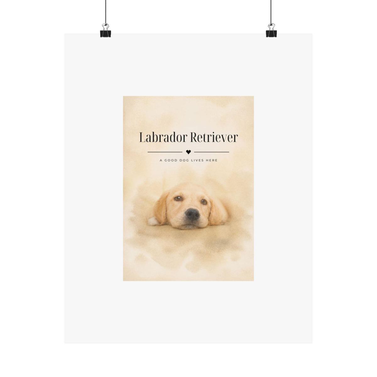 Labrador Retriever Wall Art · Lab Print · Dog Lover Home Decor