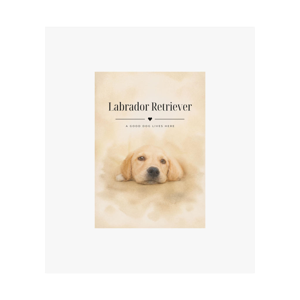 Labrador Retriever Wall Art · Lab Print · Dog Lover Home Decor