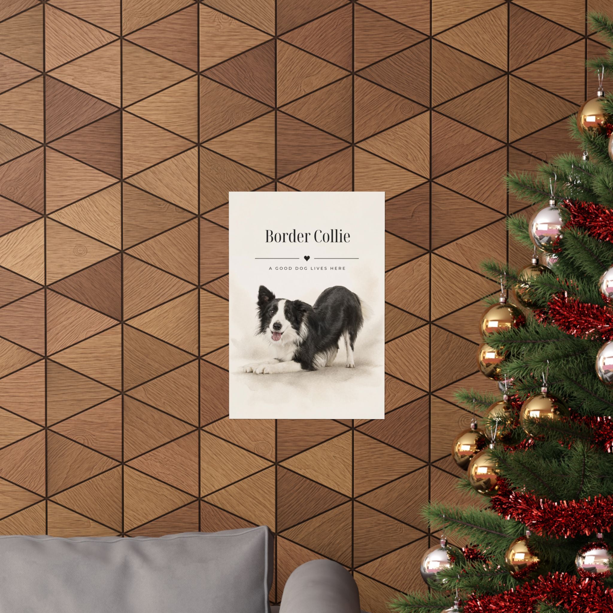 Border Collie Print · Dog Breed Wall Art · Border Collie Gift · Matte Poster