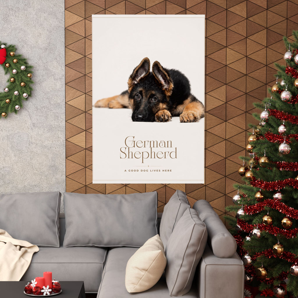 German Shepherd Print · Dog Breed Wall Art · German Shepherd Gift · Matte Poster