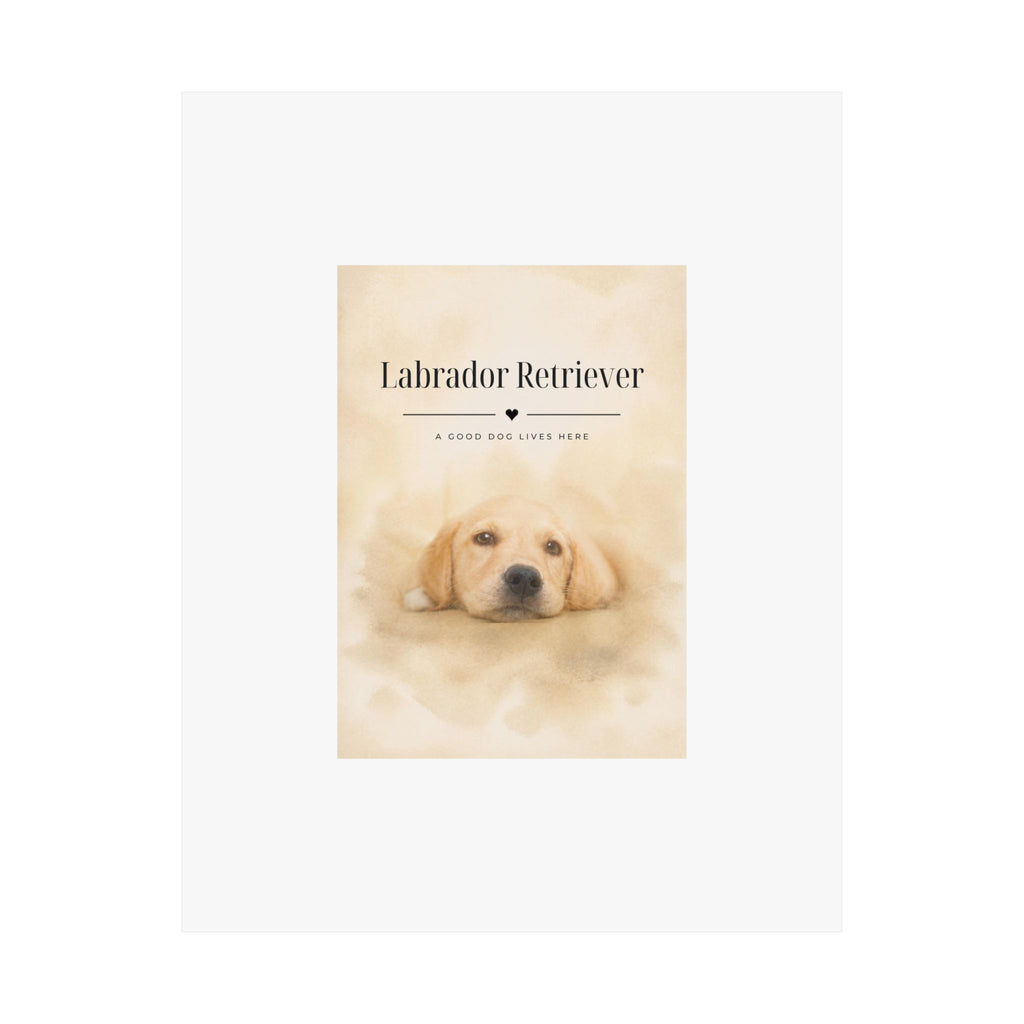 Labrador Retriever Wall Art · Lab Print · Dog Lover Home Decor