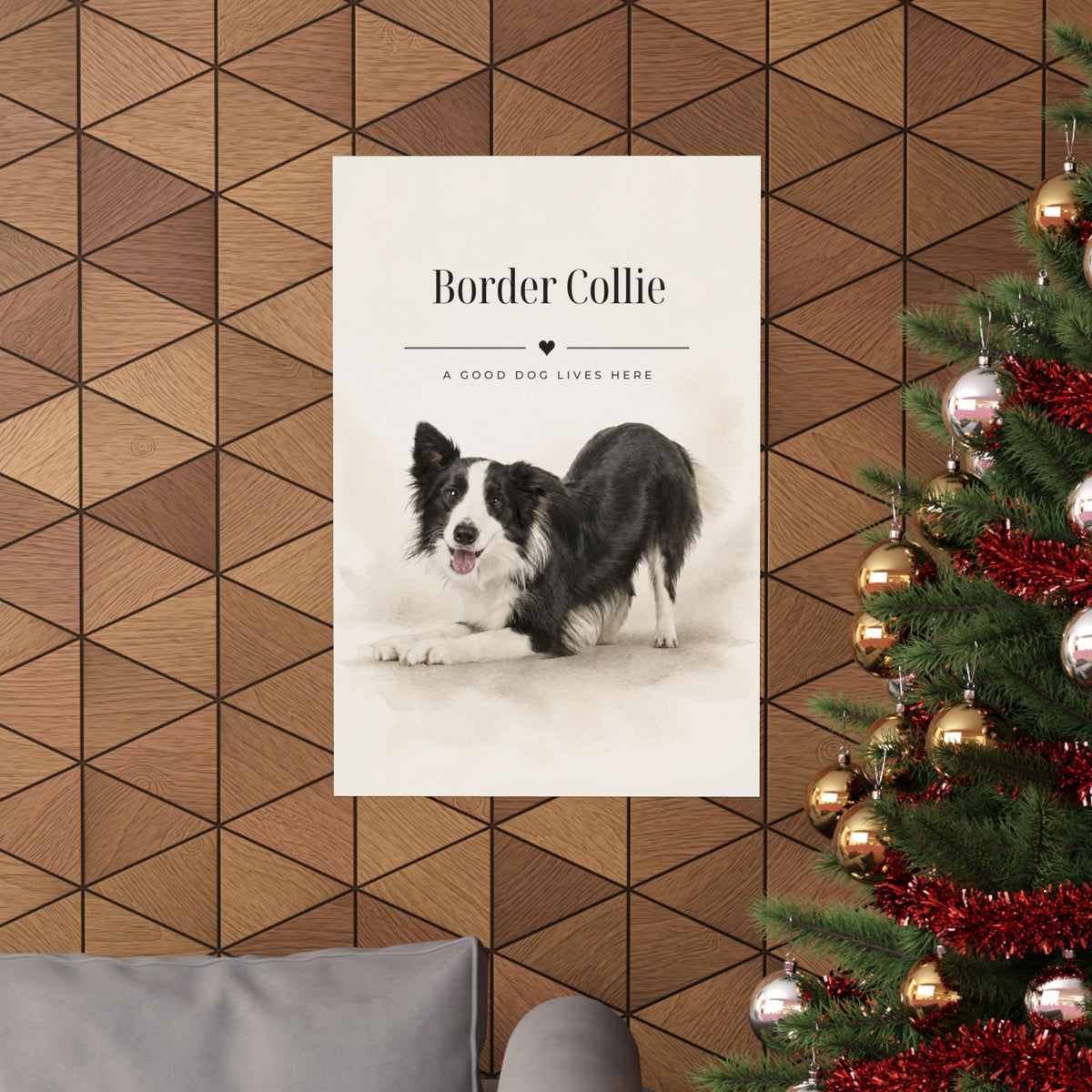 Border Collie Print · Dog Breed Wall Art · Border Collie Gift · Matte Poster