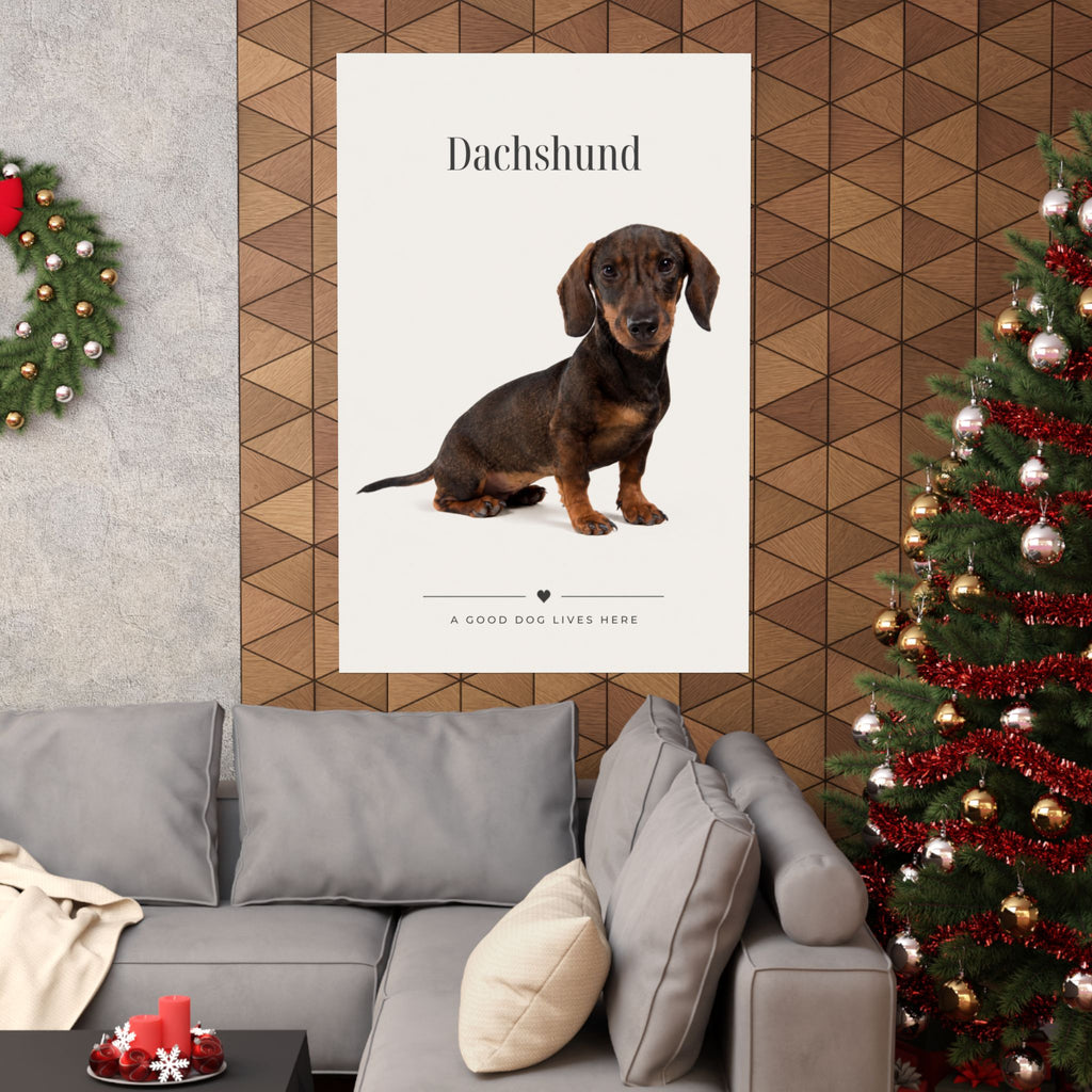 Dachshund Print · Dog Breed Wall Art · Dachshund Gift · Matte Poster