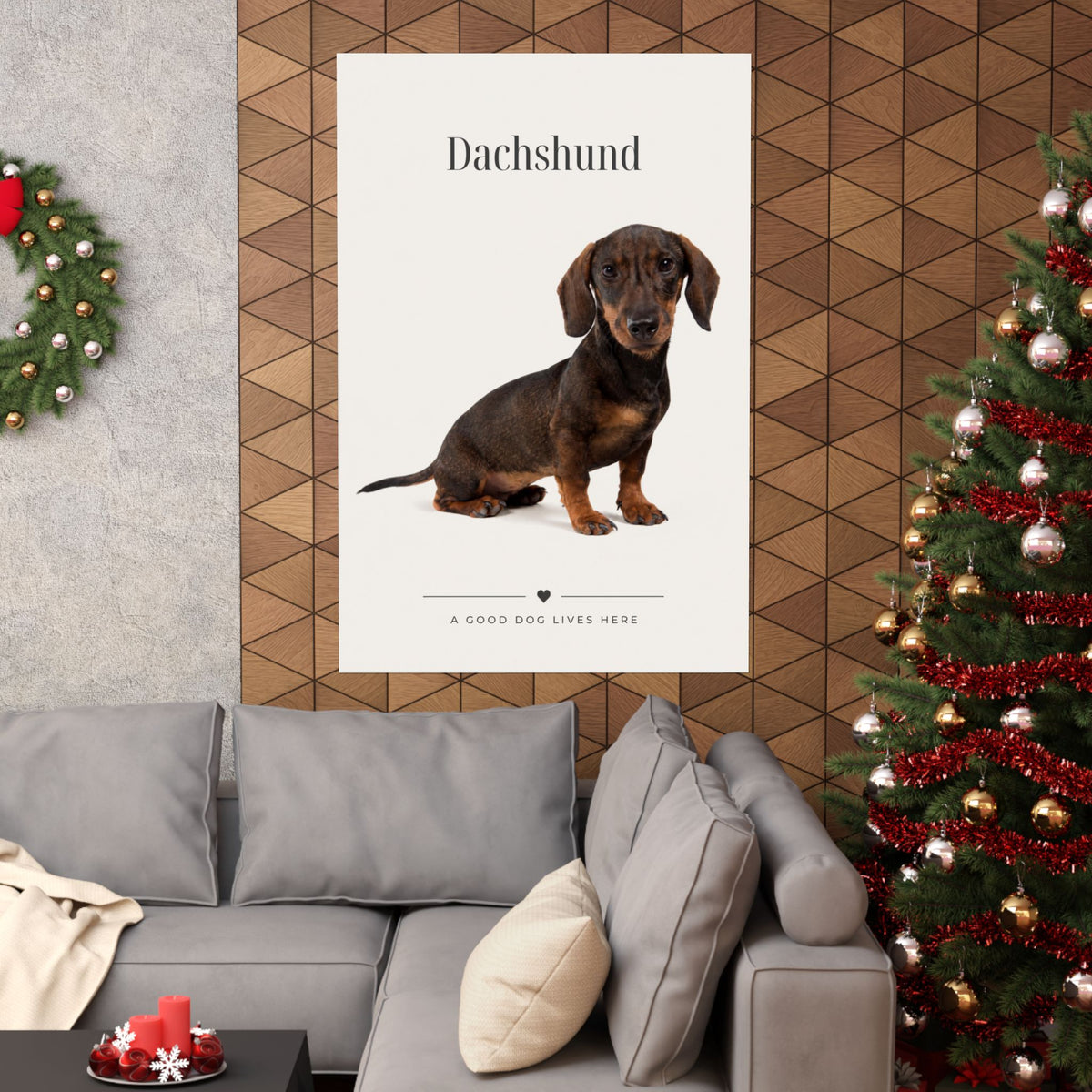 Dachshund Print · Dog Breed Wall Art · Dachshund Gift · Matte Poster