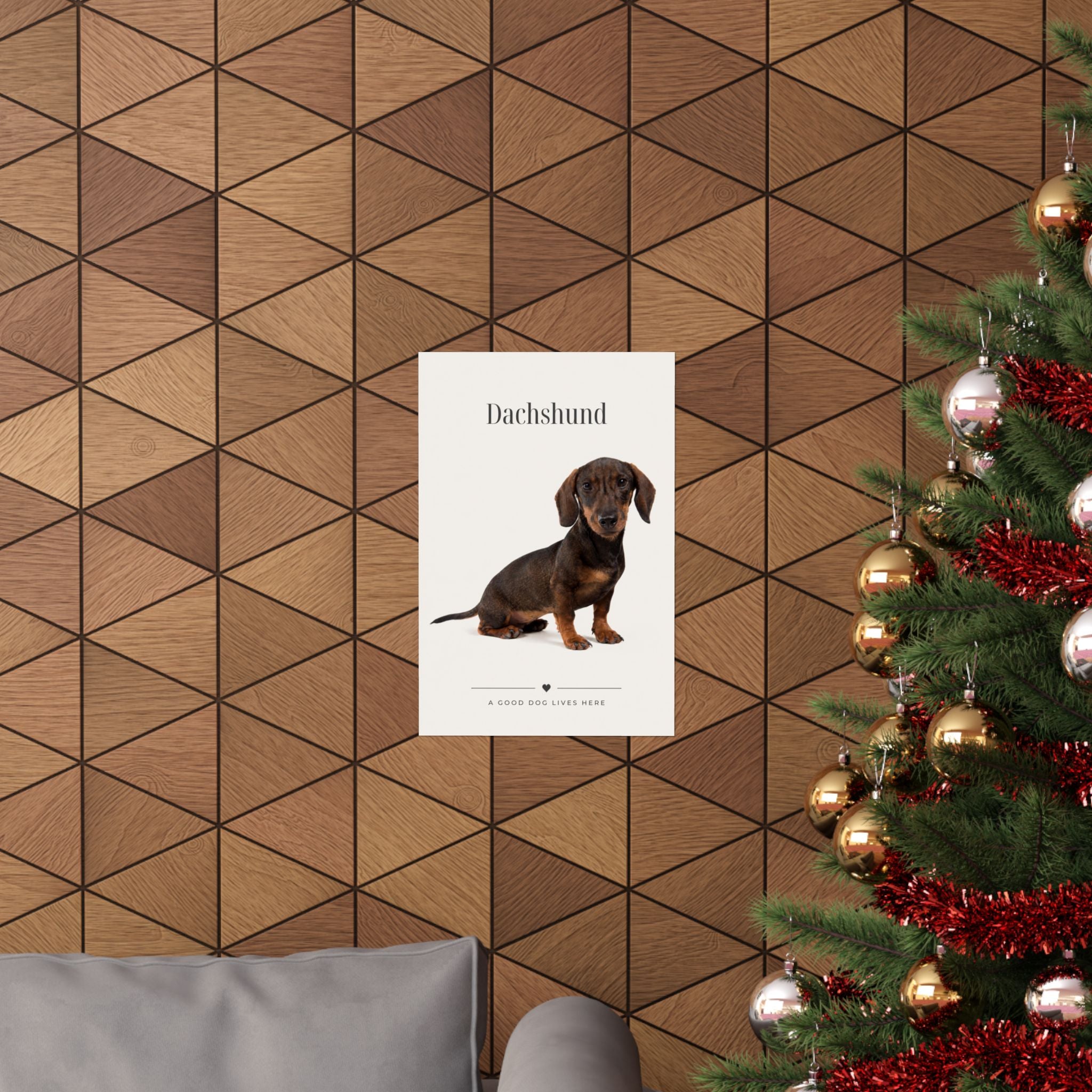 Dachshund Print · Dog Breed Wall Art · Dachshund Gift · Matte Poster
