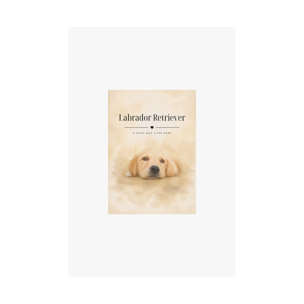 Labrador Retriever Wall Art · Lab Print · Dog Lover Home Decor