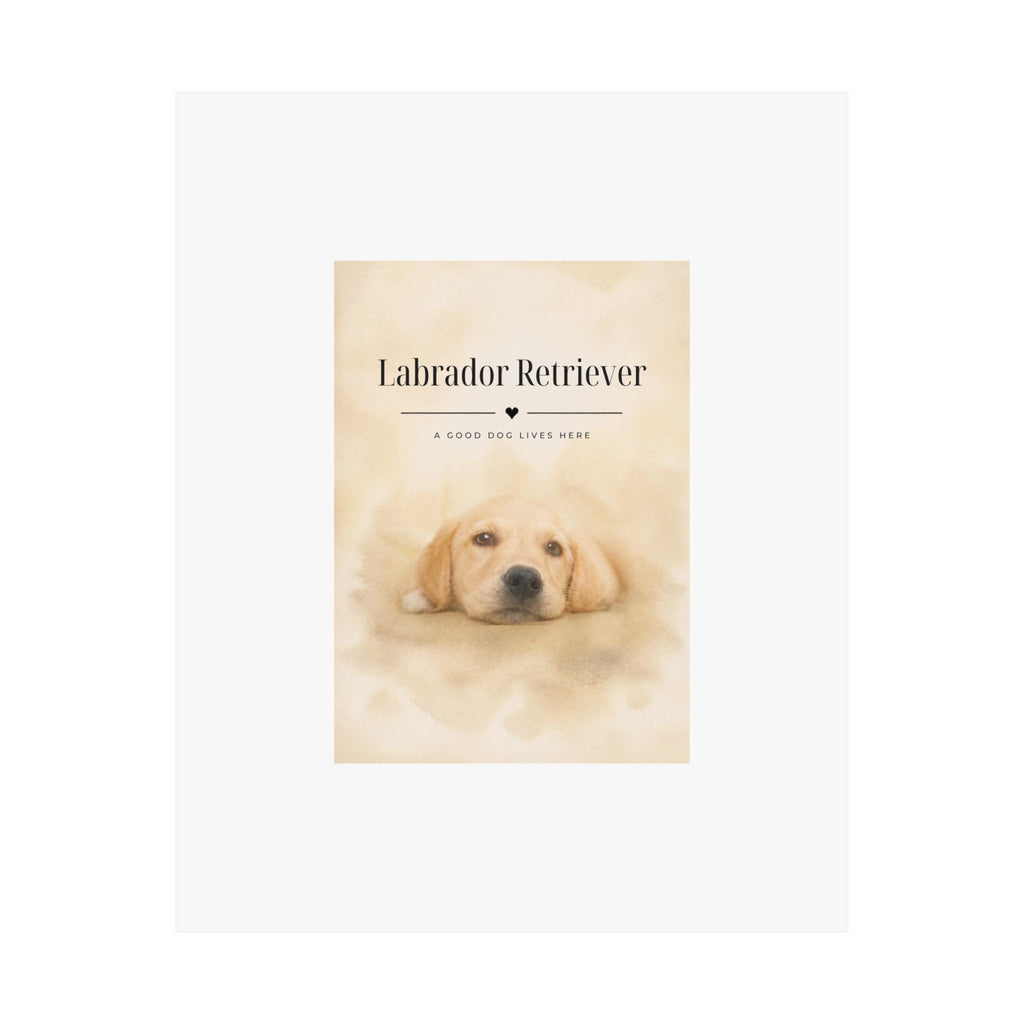 Labrador Retriever Wall Art · Lab Print · Dog Lover Home Decor