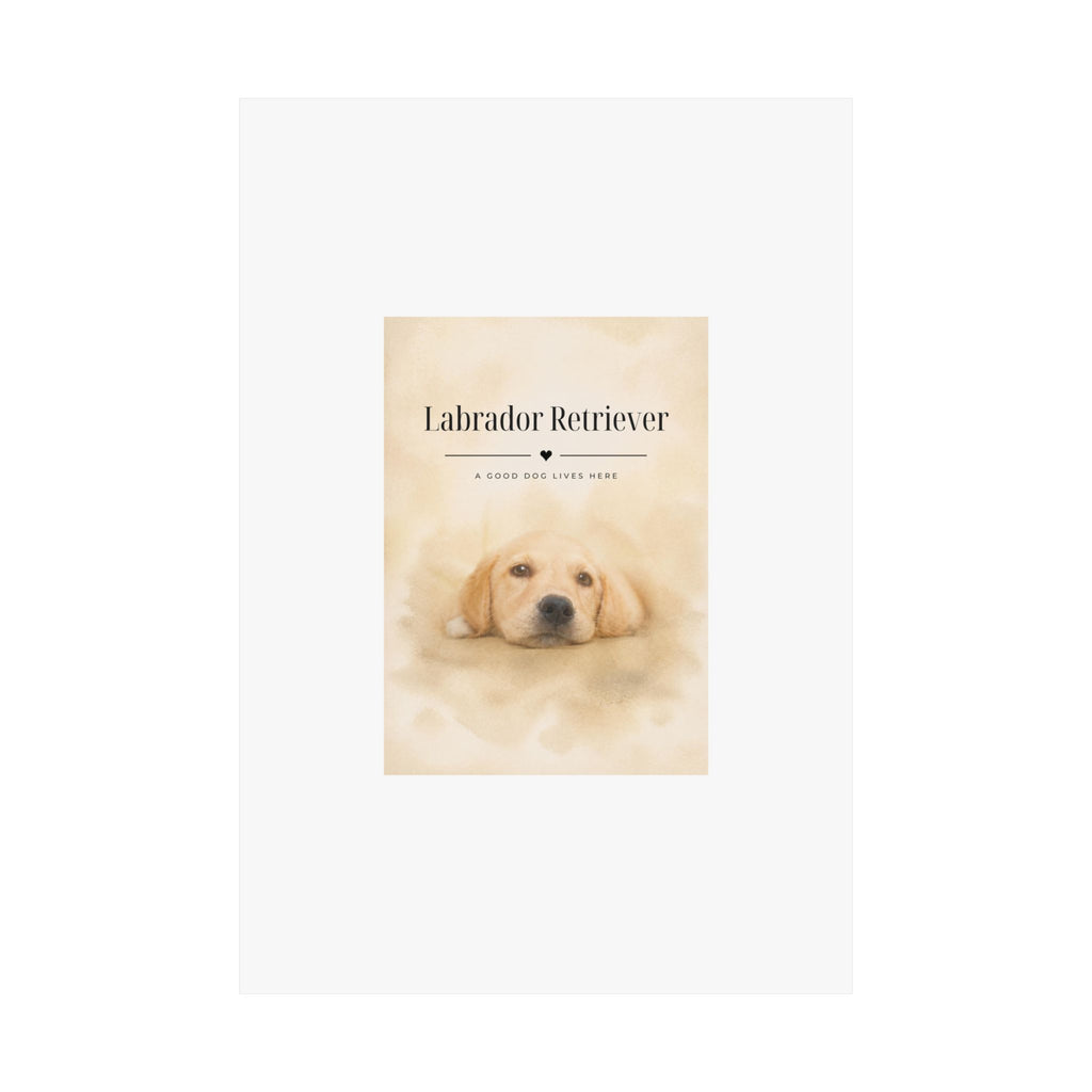 Labrador Retriever Wall Art · Lab Print · Dog Lover Home Decor