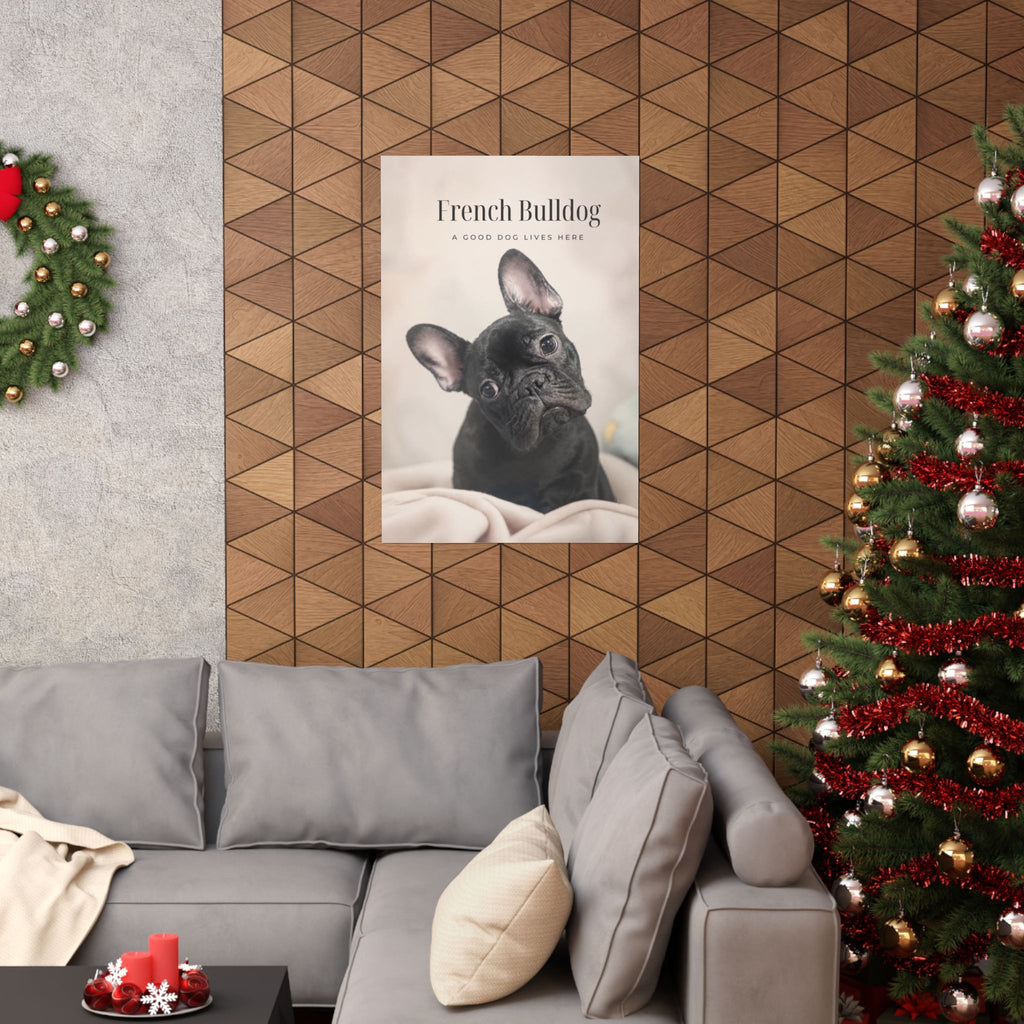 French Bulldog Print · Dog Breed Wall Art · Frenchie Gift · Matte Poster