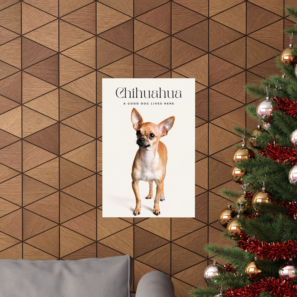 Chihuahua Print · Dog Breed Wall Art · Chihuahua Gift · Matte Poster