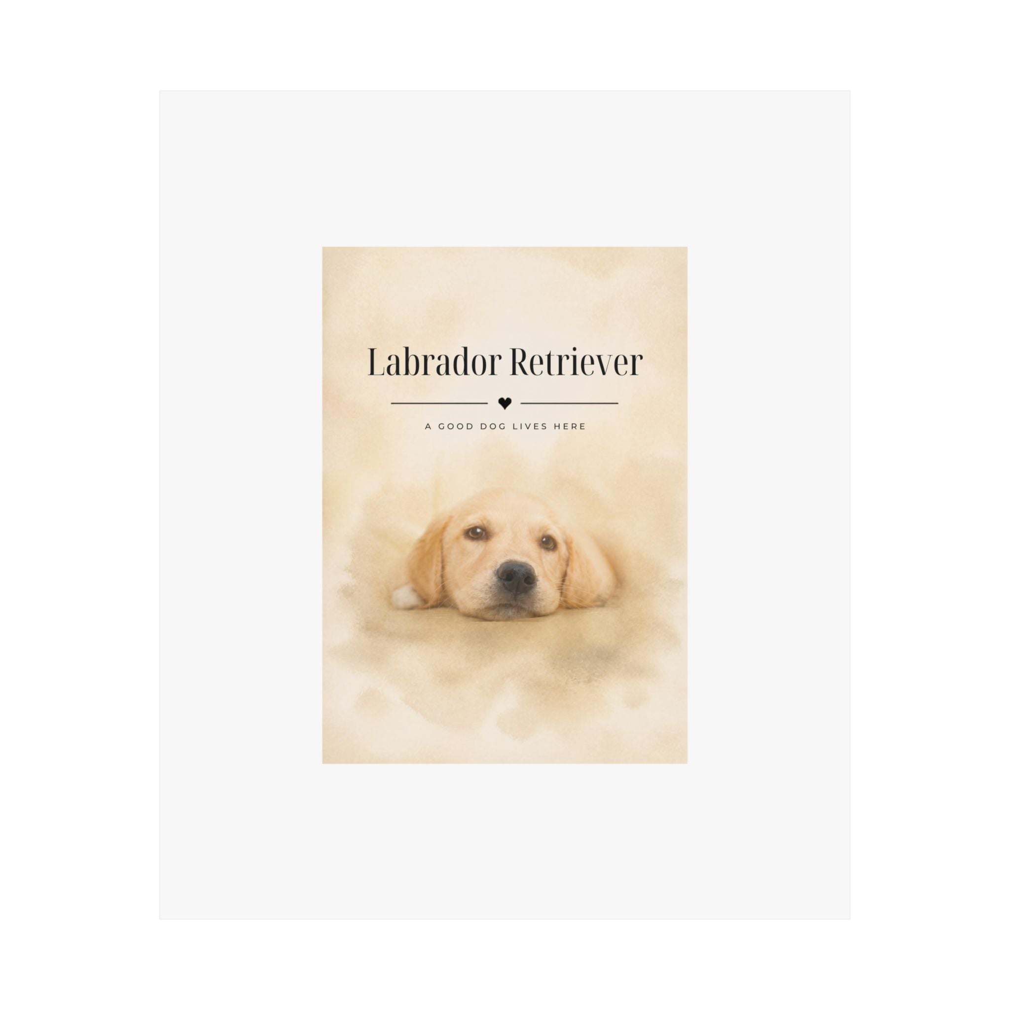 Labrador Retriever Wall Art · Lab Print · Dog Lover Home Decor