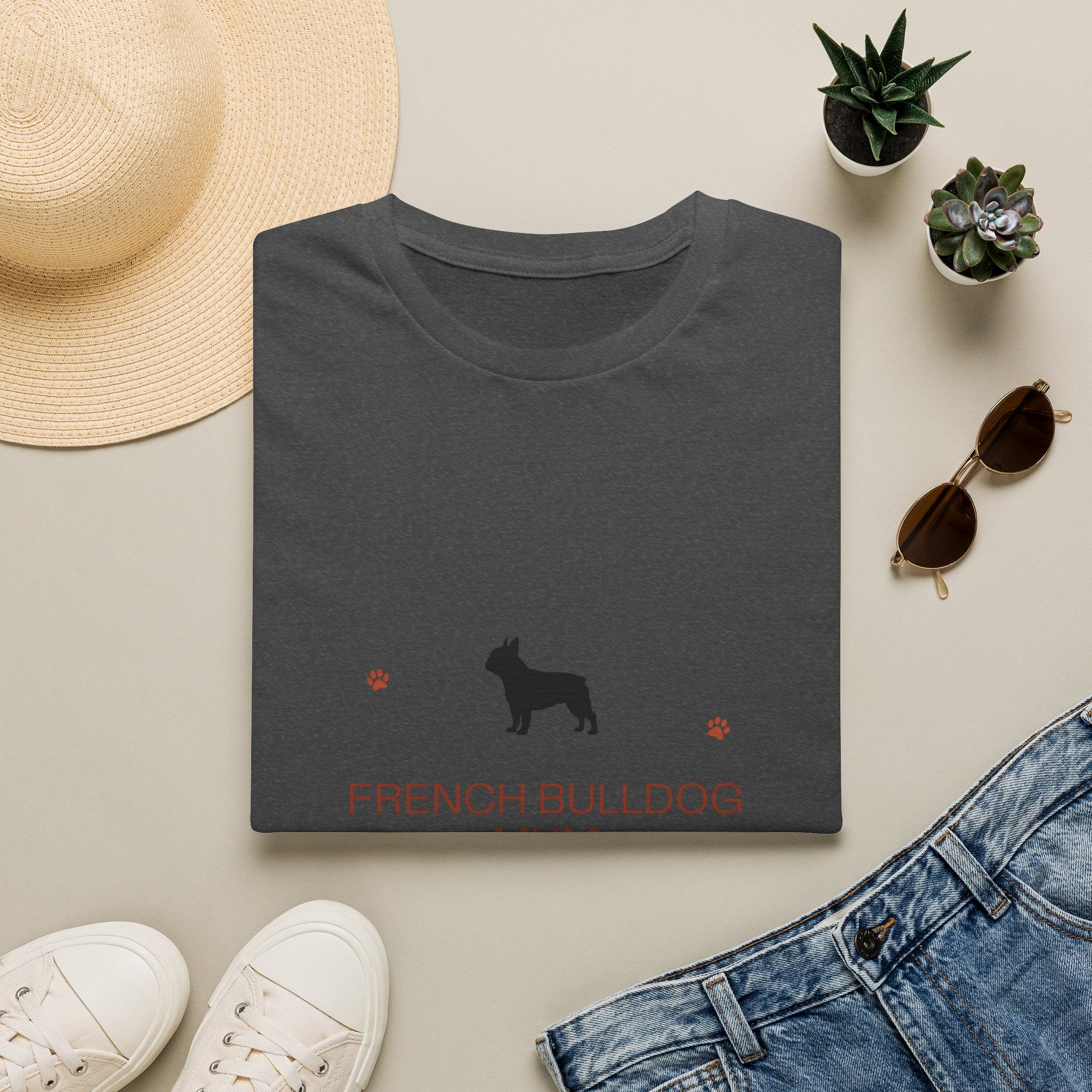 French Bulldog Mum T-Shirt · Frenchie Gift for Women · Dog Mum Tee