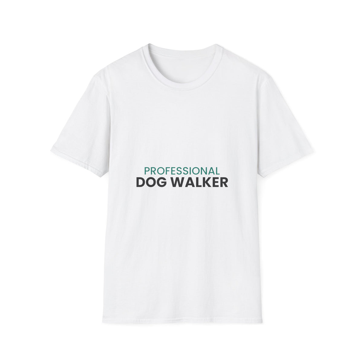 Professional Dog Walker T-Shirt · Dog Lover Gift · Minimal Dog Owner Tee