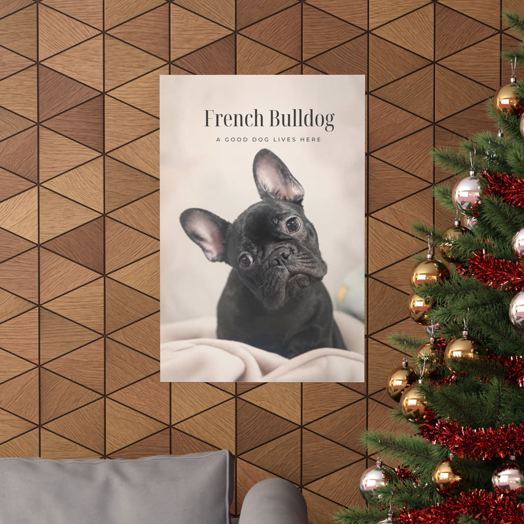 French Bulldog Print · Dog Breed Wall Art · Frenchie Gift · Matte Poster