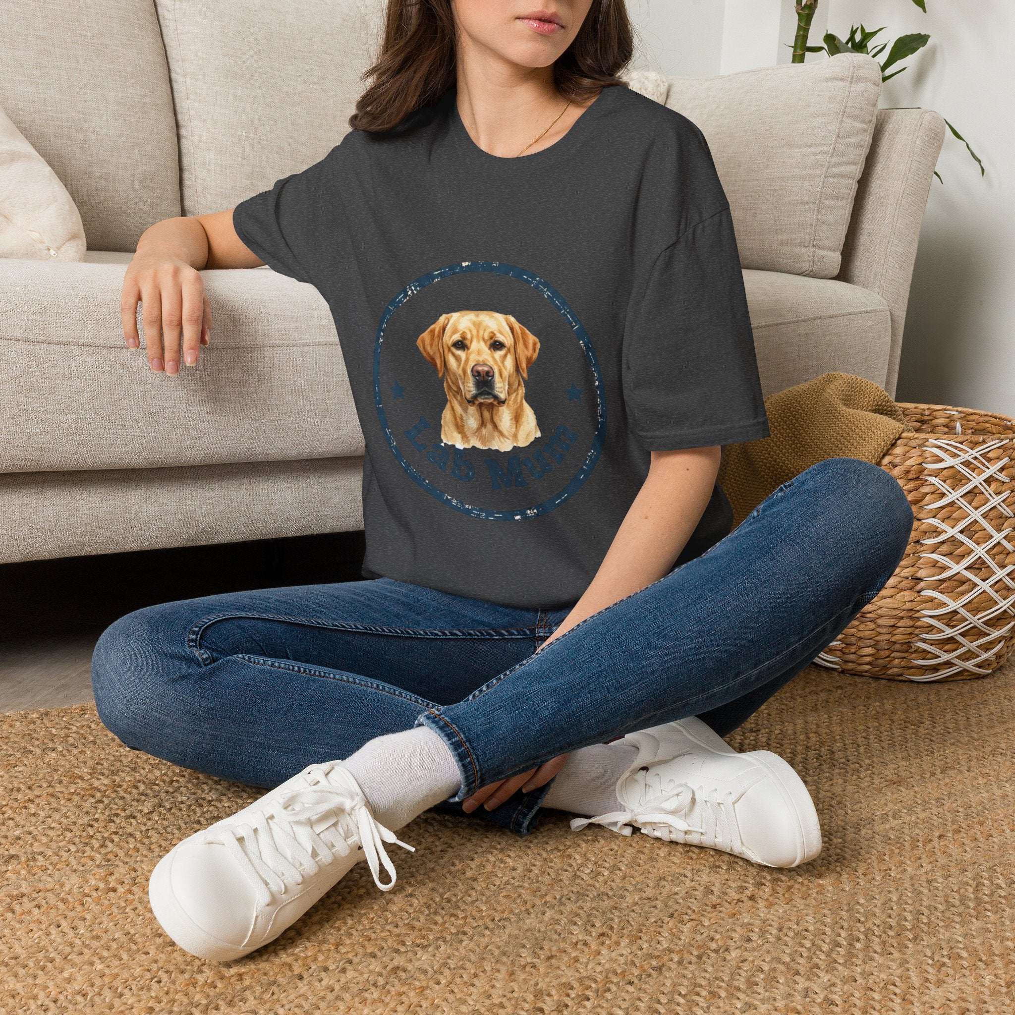 Labrador Mum T-Shirt · Lab Retriever Gift · Dog Mum Tee