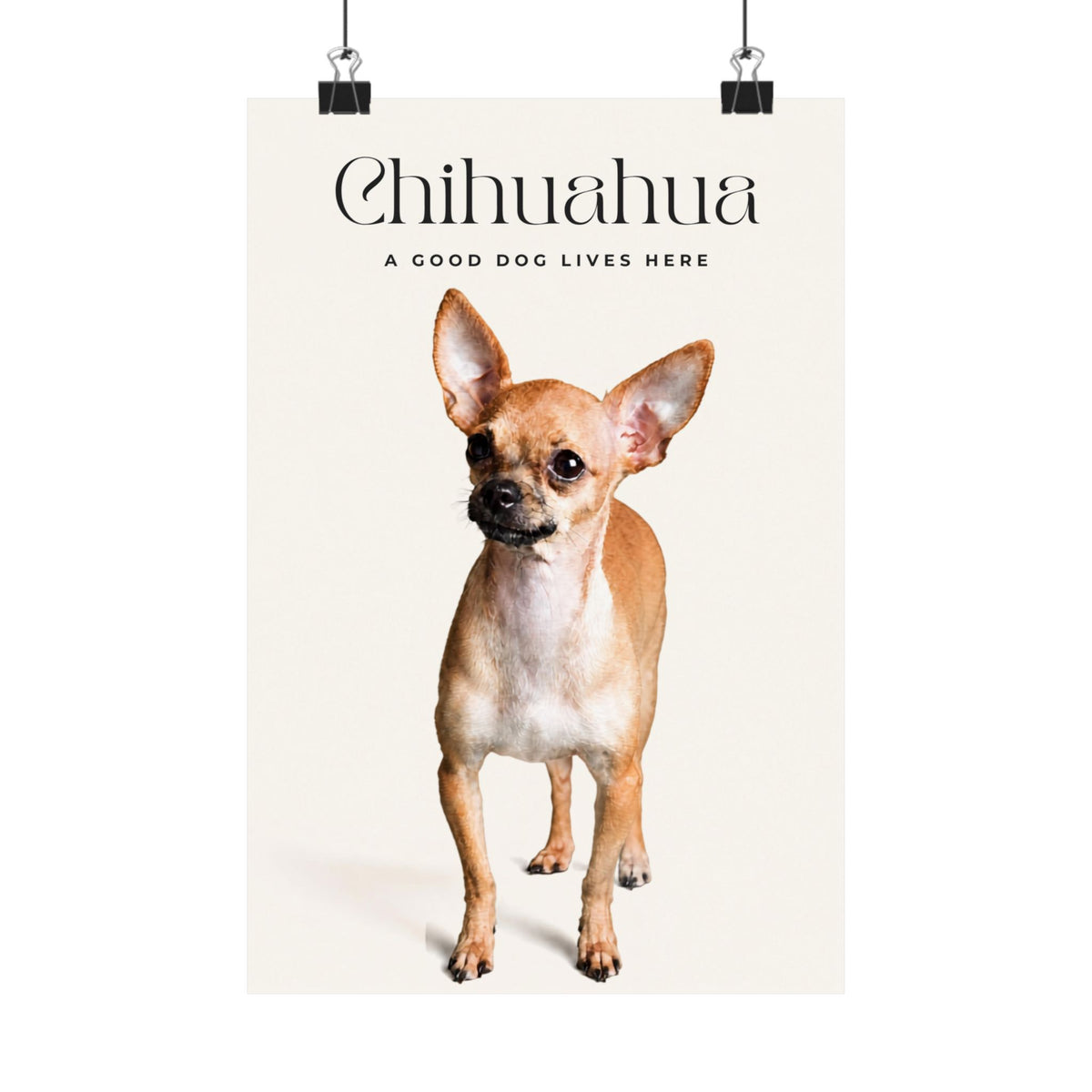 Chihuahua Print · Dog Breed Wall Art · Chihuahua Gift · Matte Poster