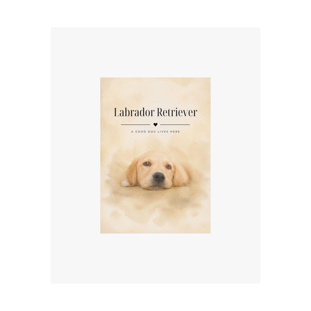 Labrador Retriever Wall Art · Lab Print · Dog Lover Home Decor