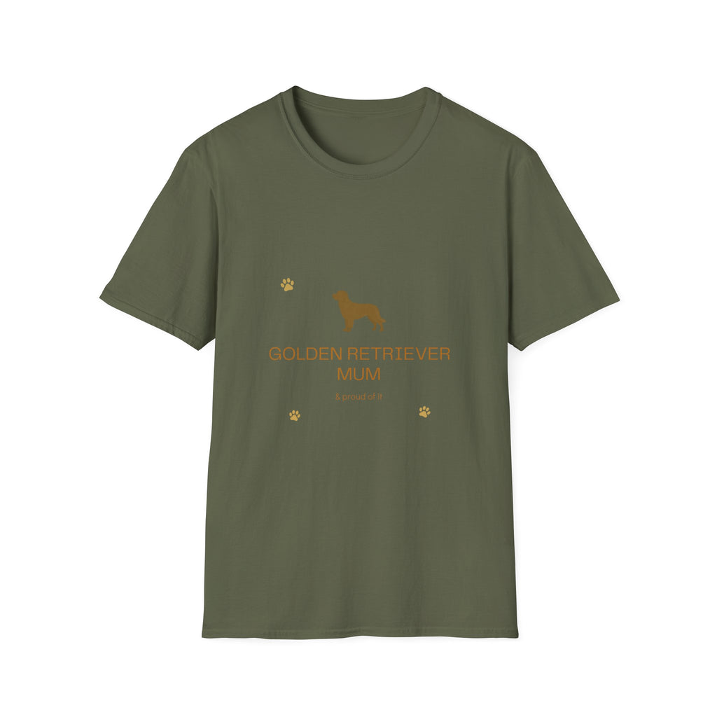 Golden Retriever Mum T-Shirt · Golden Retriever Gift · Dog Mum Tee