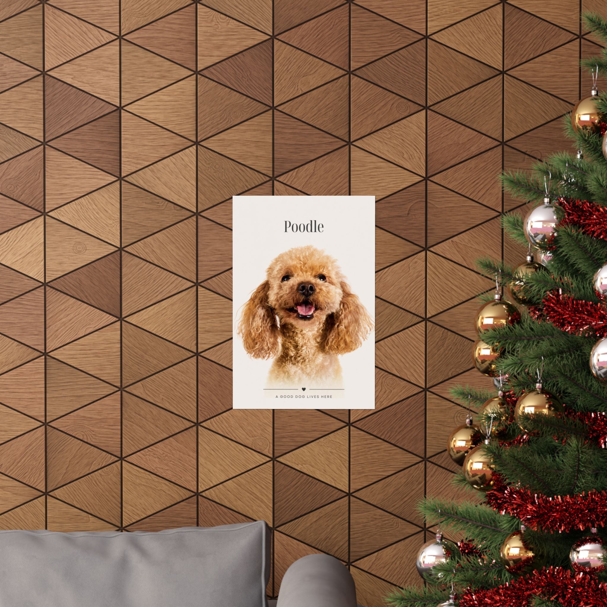 Poodle Print · Dog Breed Wall Art · Poodle Gift · Matte Poster