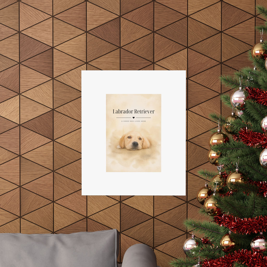 Labrador Retriever Wall Art · Lab Print · Dog Lover Home Decor