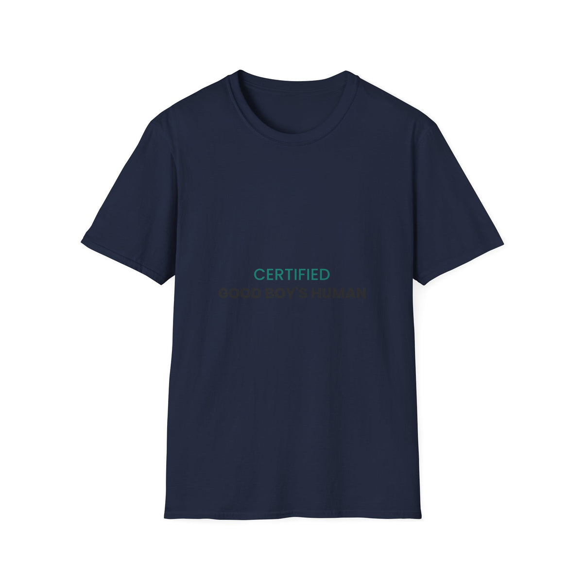 Certified Good Boy's Human T-Shirt · Dog Lover Gift · Minimal Dog Owner Tee