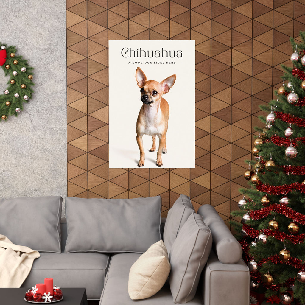 Chihuahua Print · Dog Breed Wall Art · Chihuahua Gift · Matte Poster