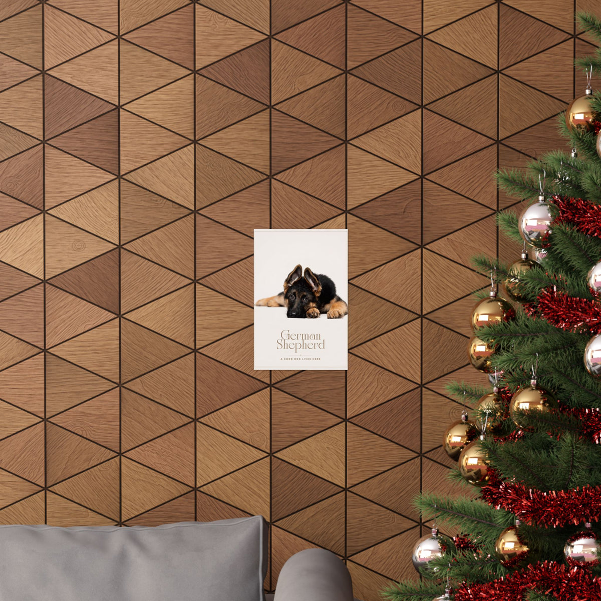 German Shepherd Print · Dog Breed Wall Art · German Shepherd Gift · Matte Poster