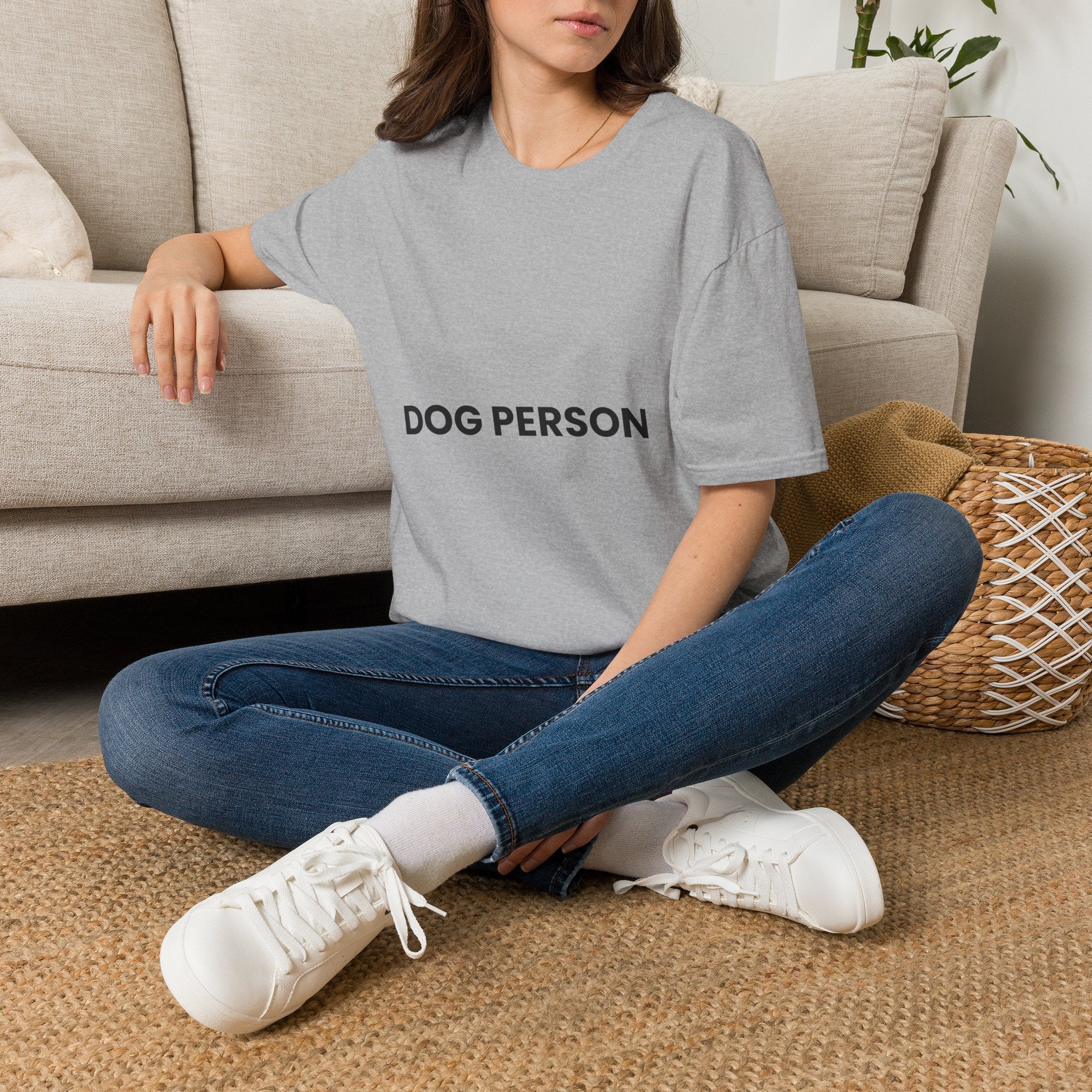 Dog Person T-Shirt · Dog Lover Gift · Minimal Dog Owner Tee