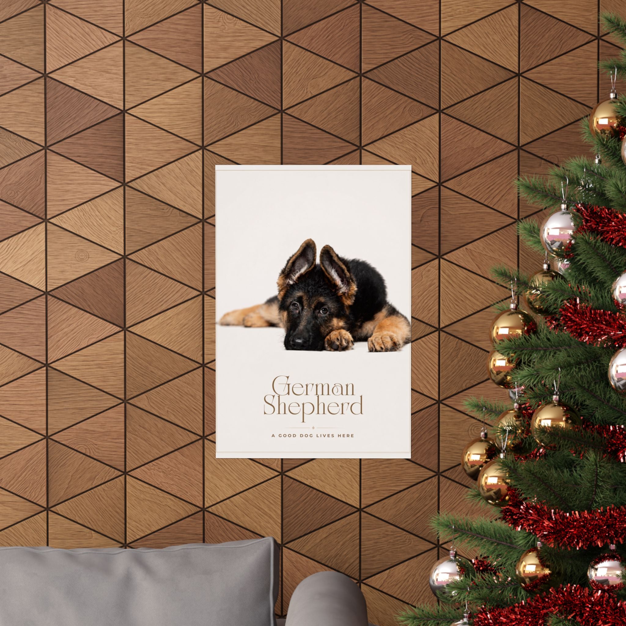 German Shepherd Print · Dog Breed Wall Art · German Shepherd Gift · Matte Poster