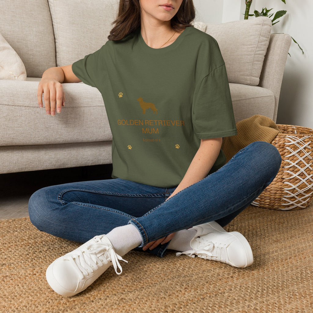 Golden Retriever Mum T-Shirt · Golden Retriever Gift · Dog Mum Tee