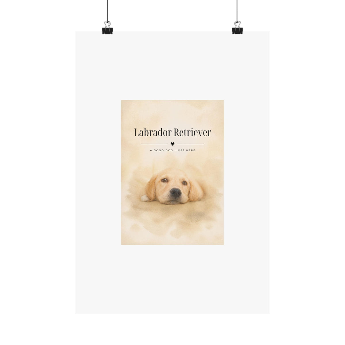 Labrador Retriever Wall Art · Lab Print · Dog Lover Home Decor