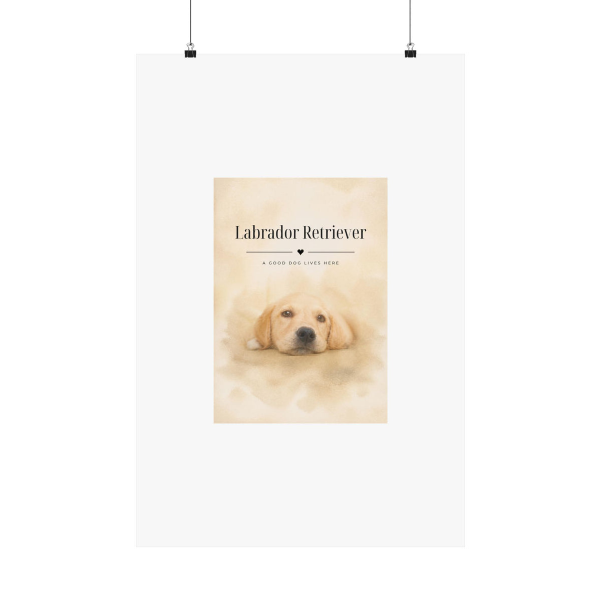 Labrador Retriever Wall Art · Lab Print · Dog Lover Home Decor