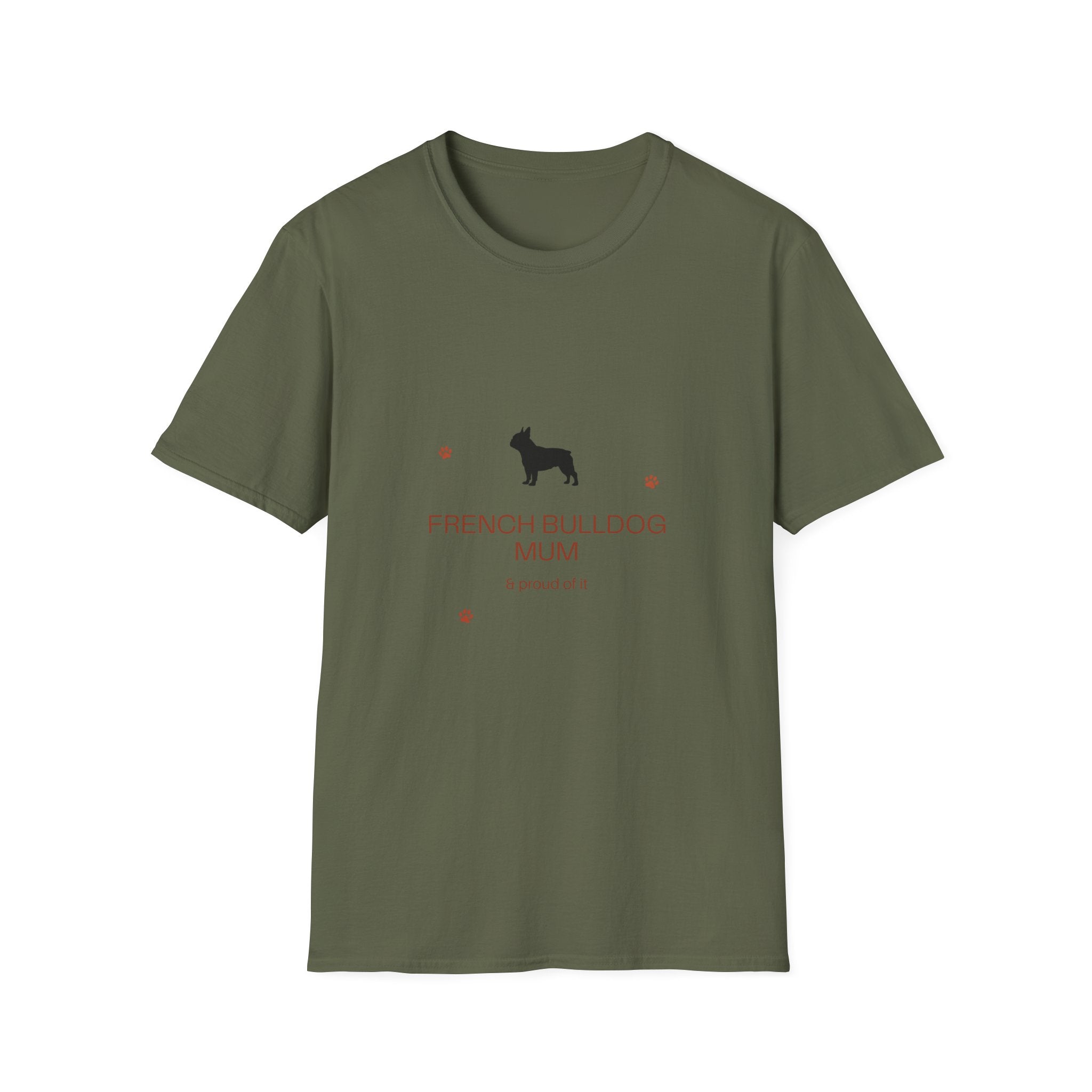 French Bulldog Mum T-Shirt · Frenchie Gift for Women · Dog Mum Tee