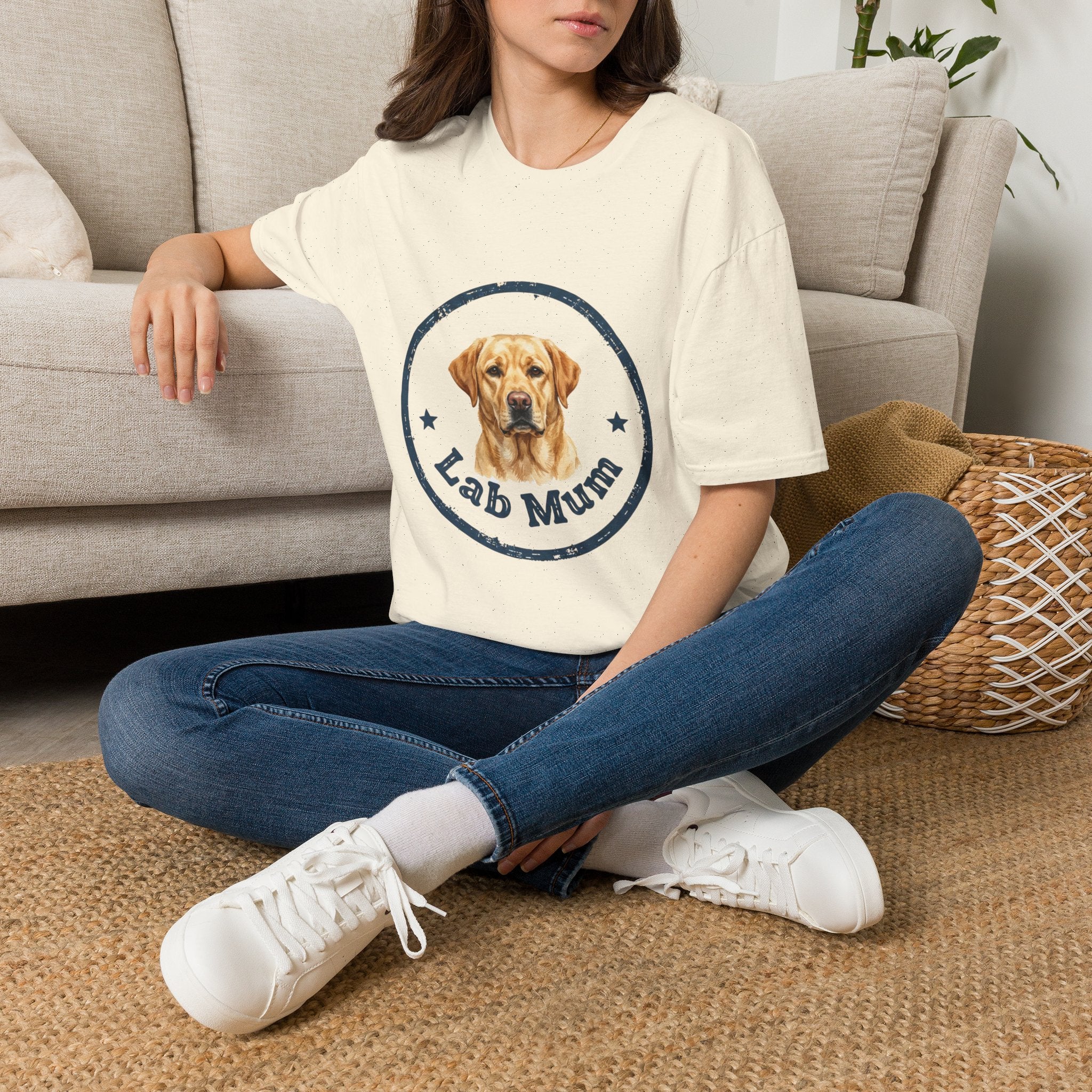 Labrador Mum T-Shirt · Lab Retriever Gift · Dog Mum Tee