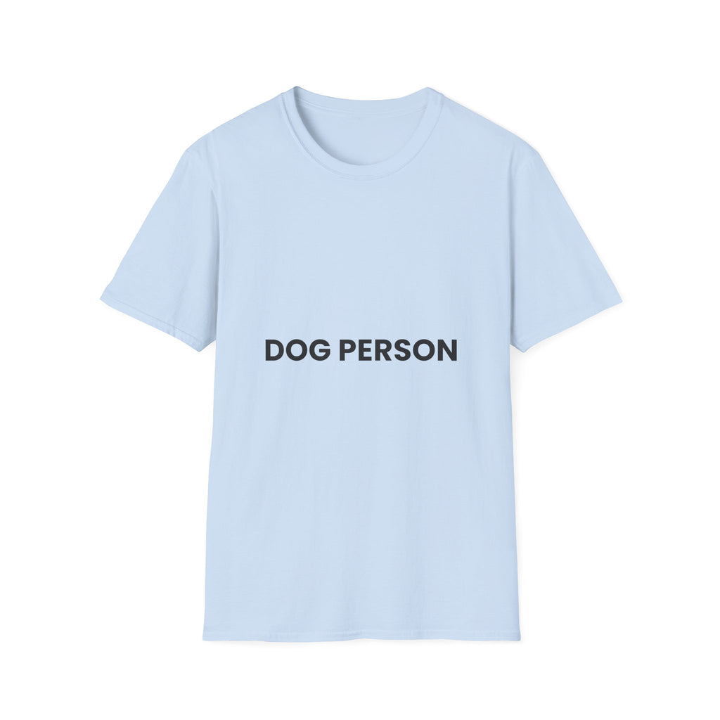 Dog Person T-Shirt · Dog Lover Gift · Minimal Dog Owner Tee