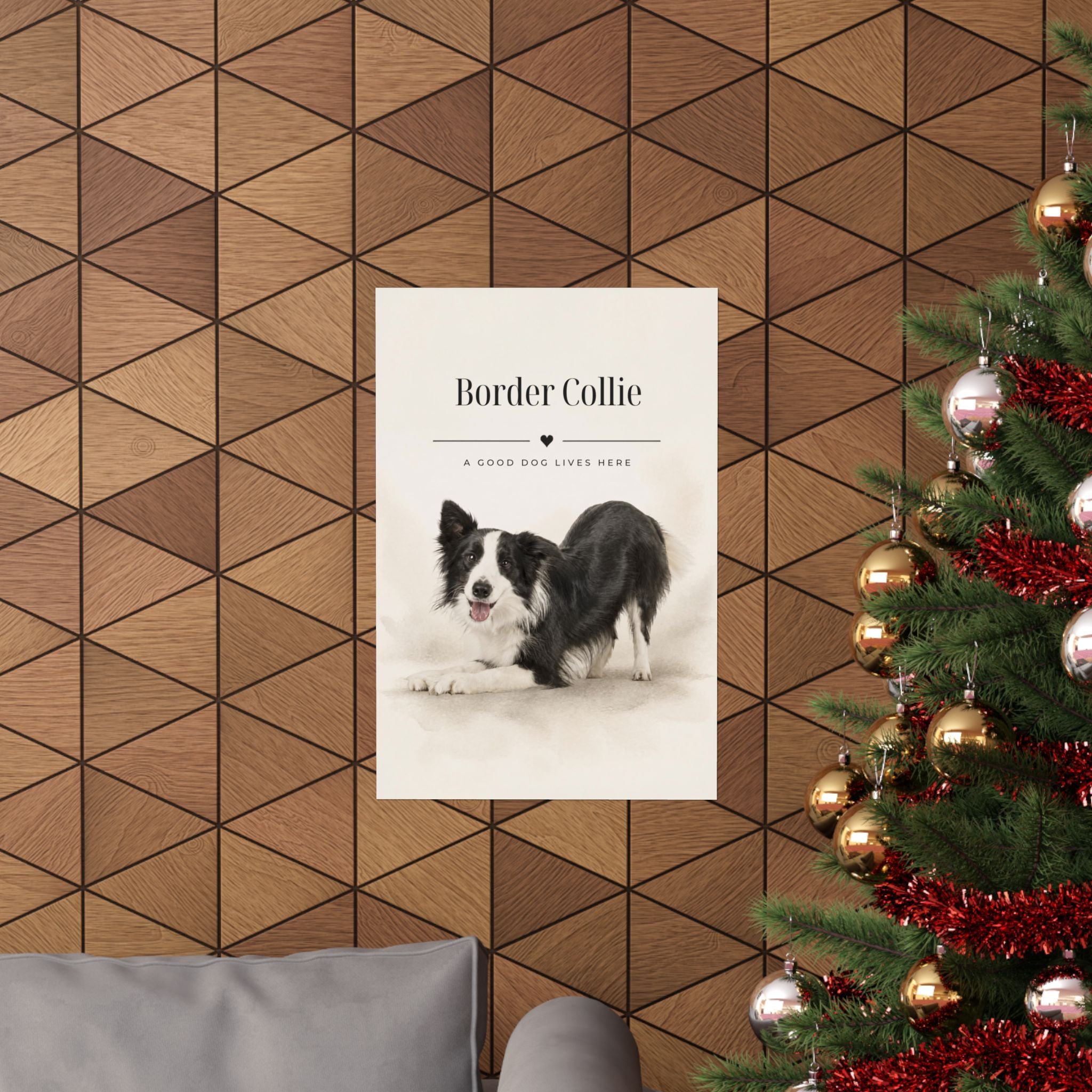 Border Collie Print · Dog Breed Wall Art · Border Collie Gift · Matte Poster