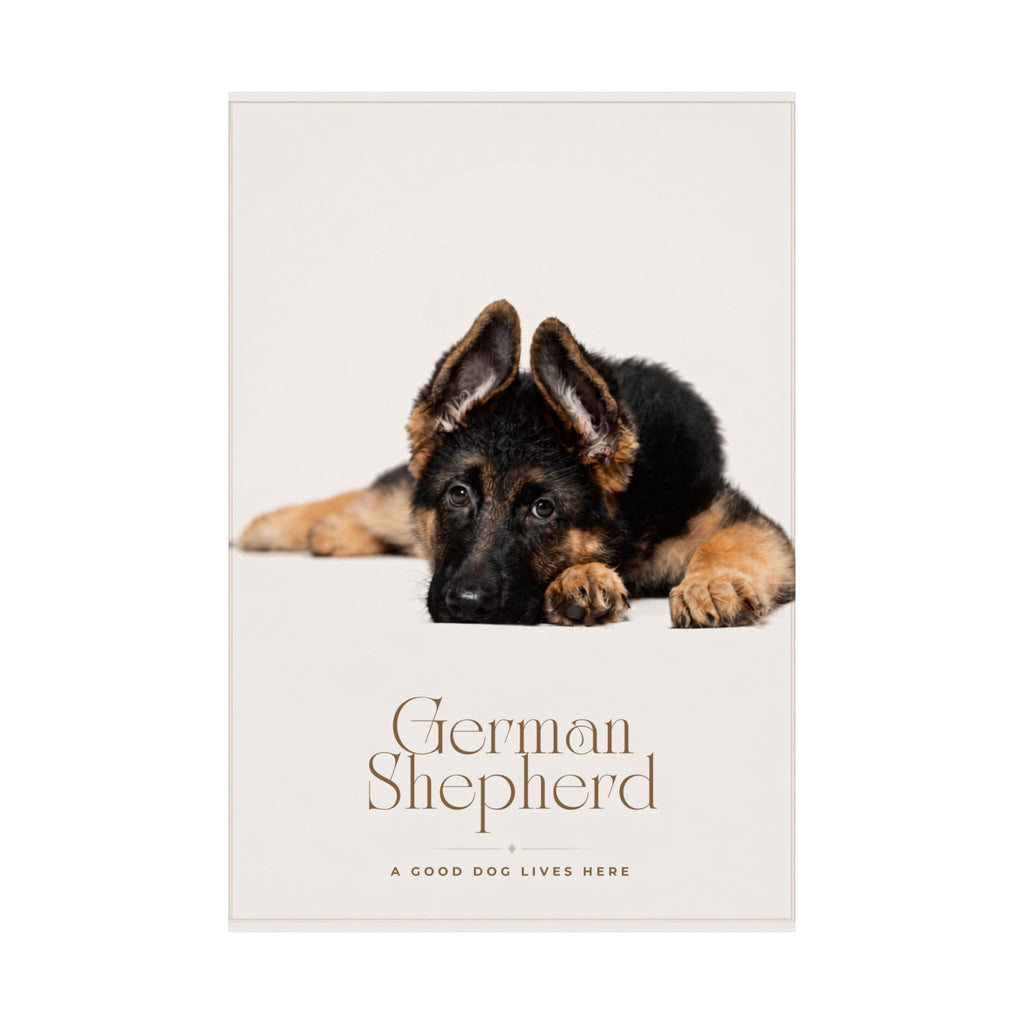 German Shepherd Print · Dog Breed Wall Art · German Shepherd Gift · Matte Poster